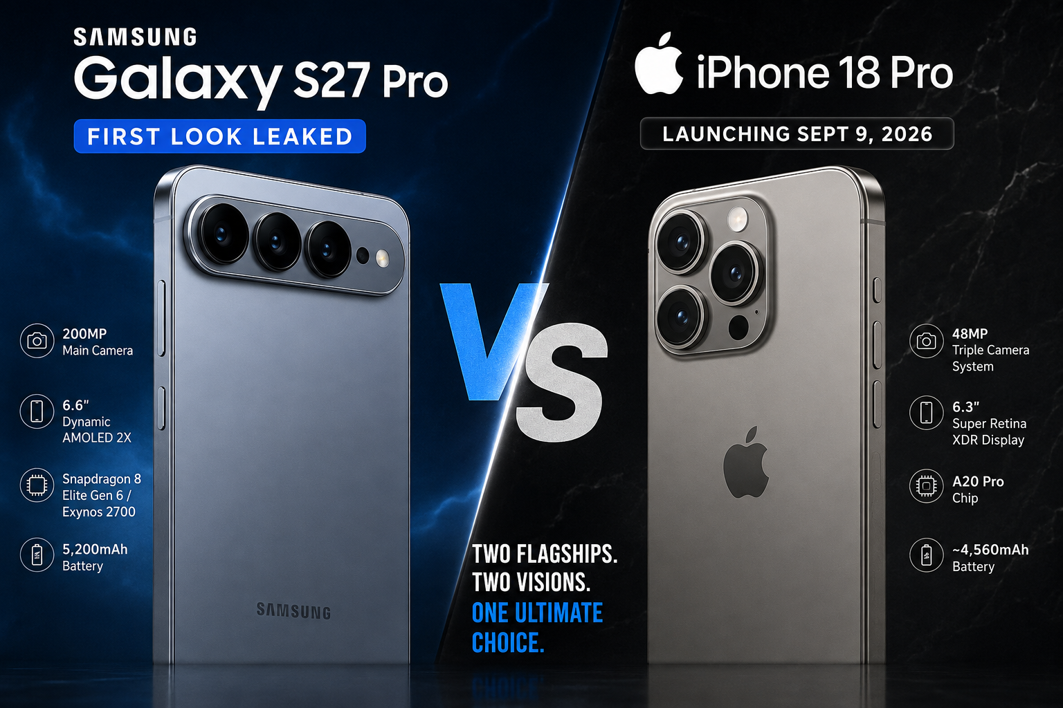 Samsung Galaxy S27 Pro Leaks Reveal a New Design — Could It Challenge the iPhone 18 Pro?